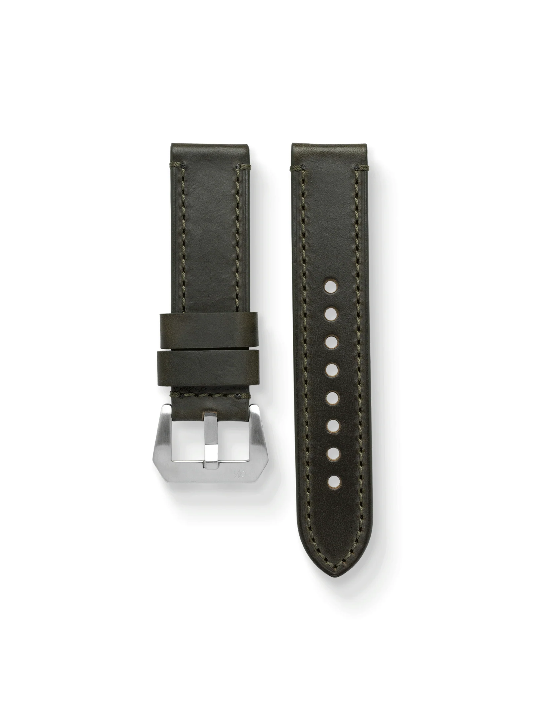 Ammo Horween Chromexcel Leather Strap in Olive