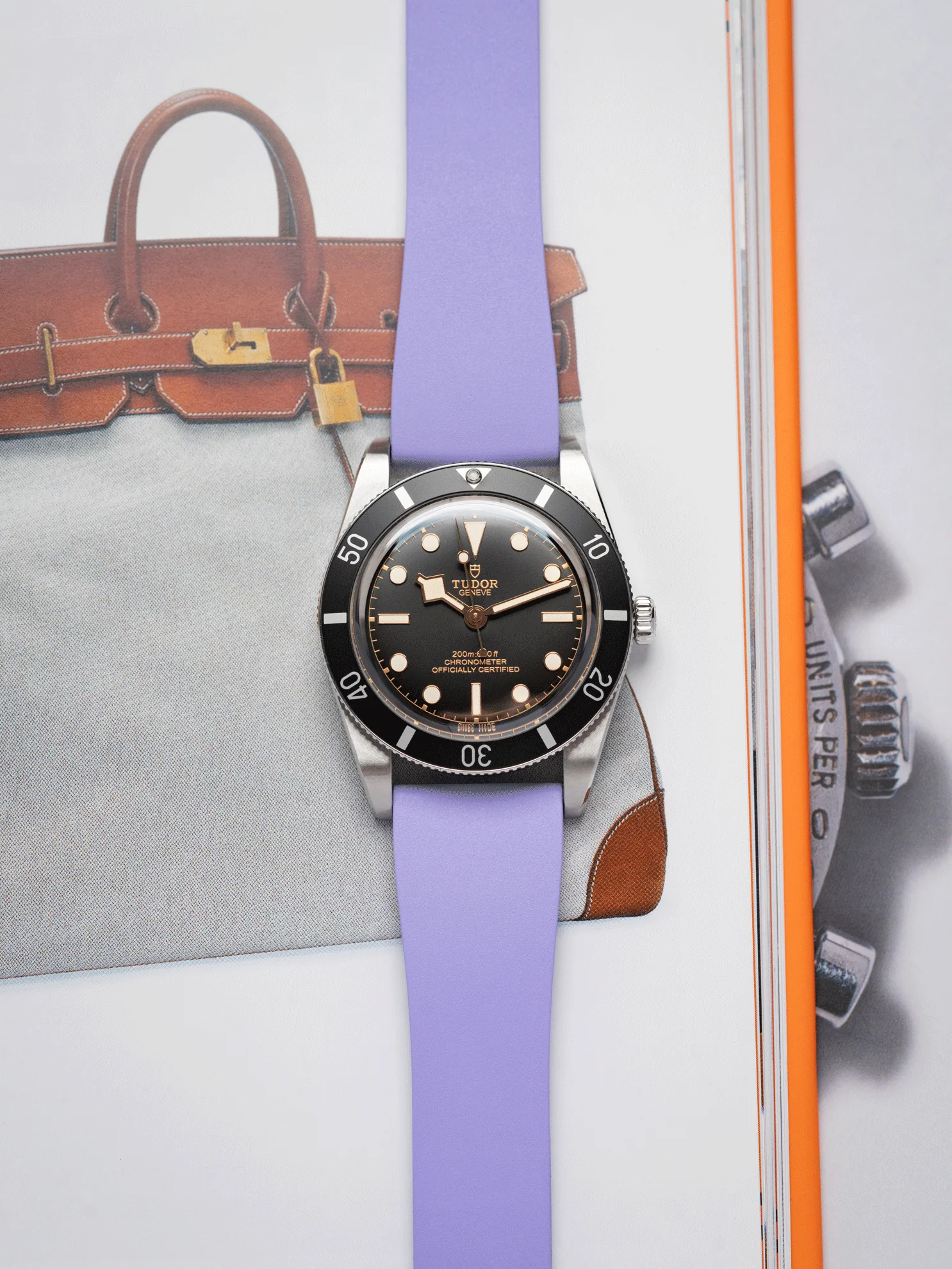 Trimfit Classic FKM Rubber Strap in Lilac - Image 2