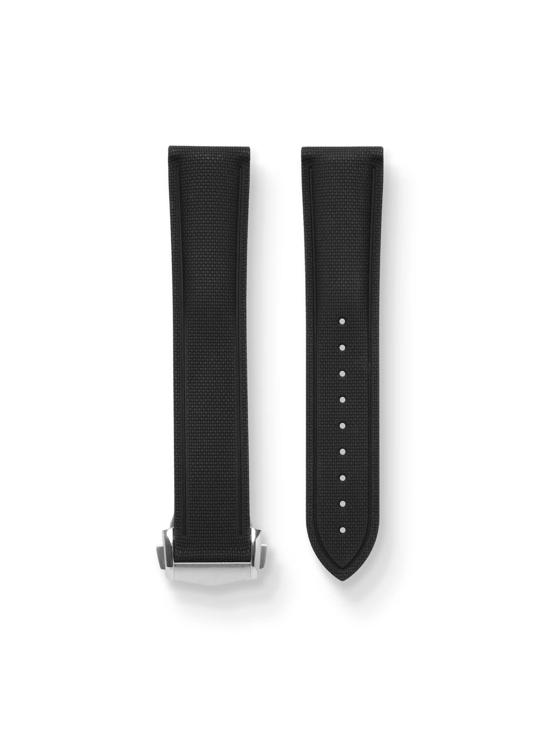 FoldFIT FKM Rubber Strap in Black