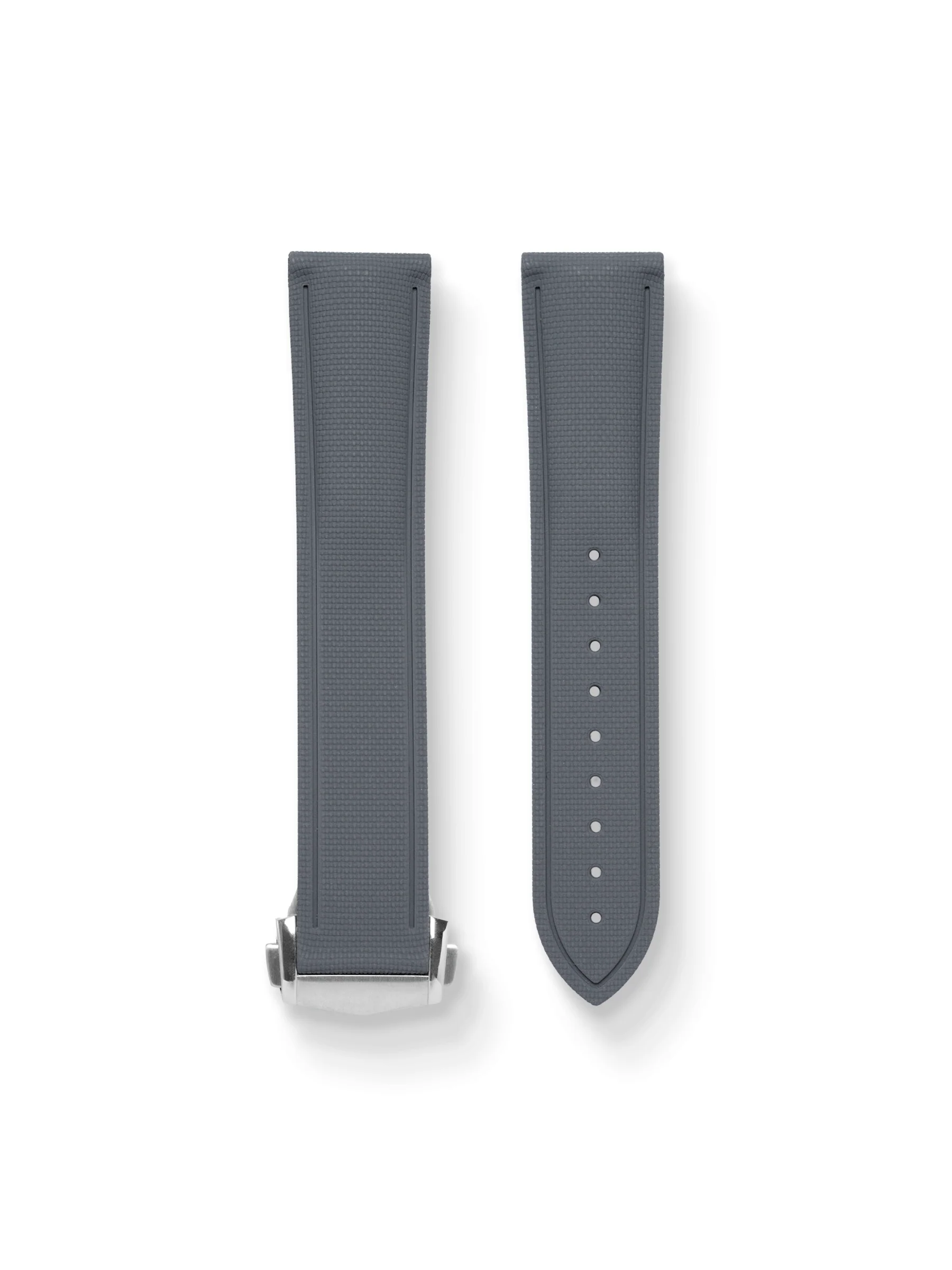FoldFIT FKM Rubber Strap in Grey