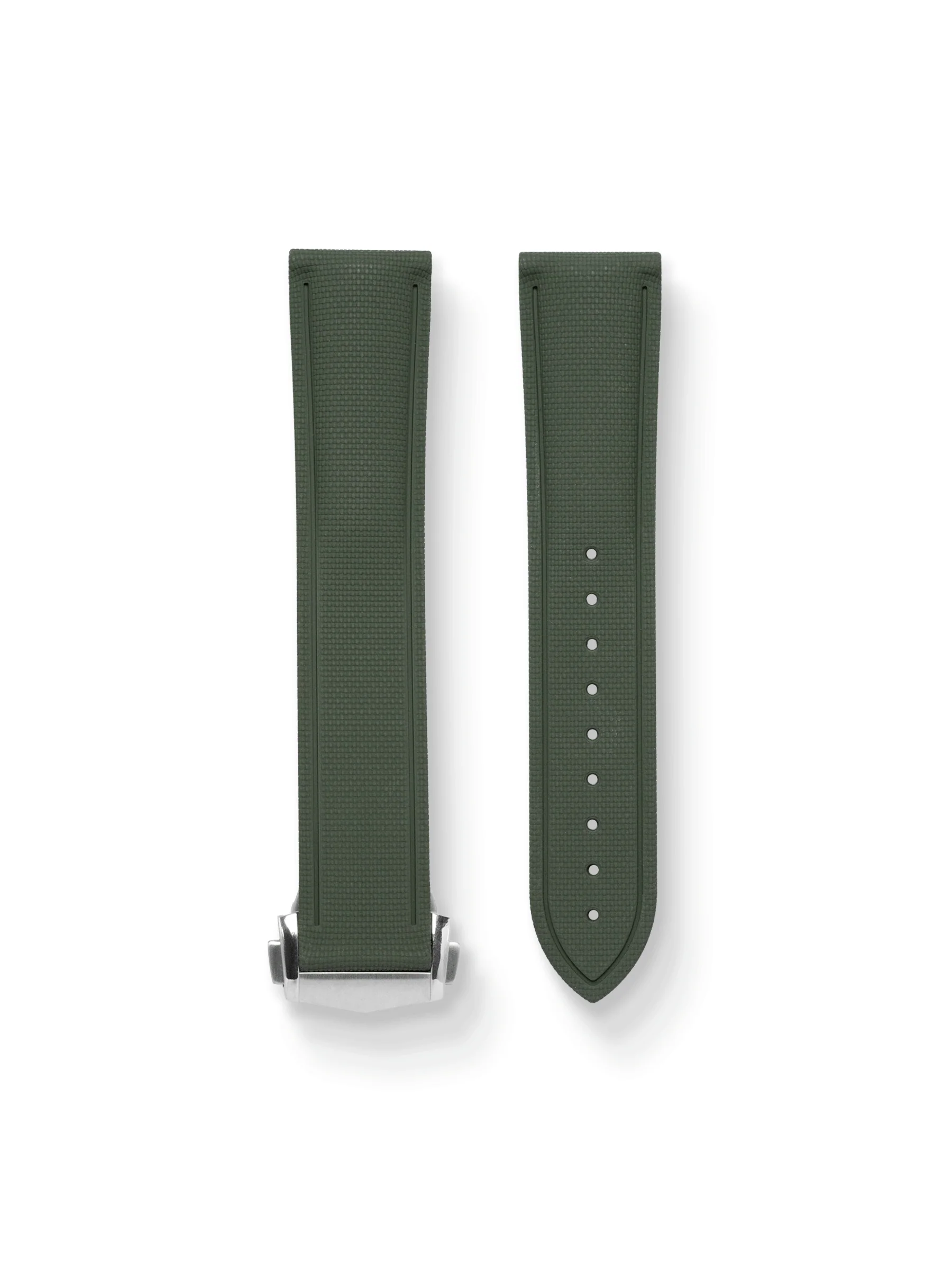 FoldFIT FKM Rubber Strap in Olive