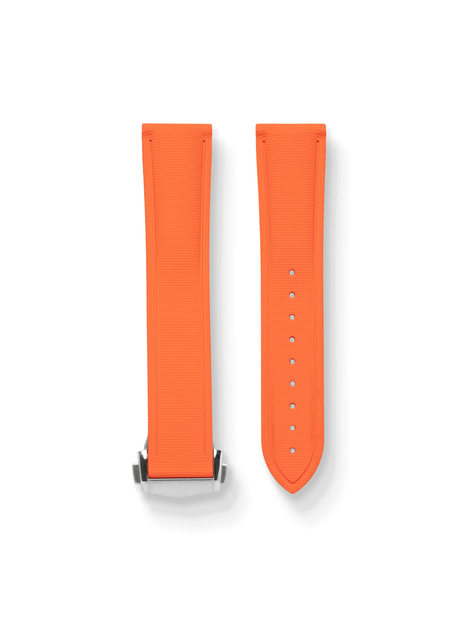 FoldFIT FKM Rubber Strap in Orange