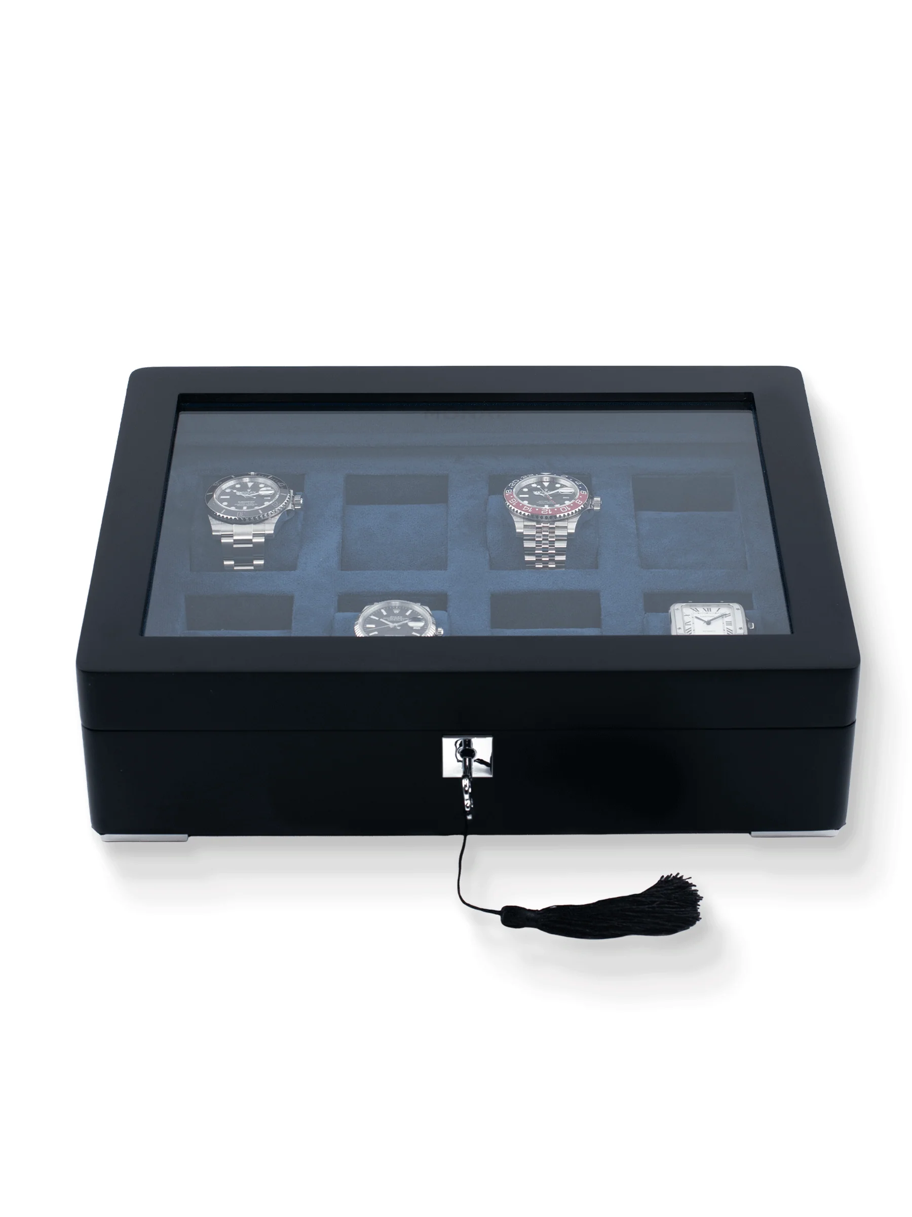 Monad Legacy Black Watch Box in Navy (8 Slots) - Image 3