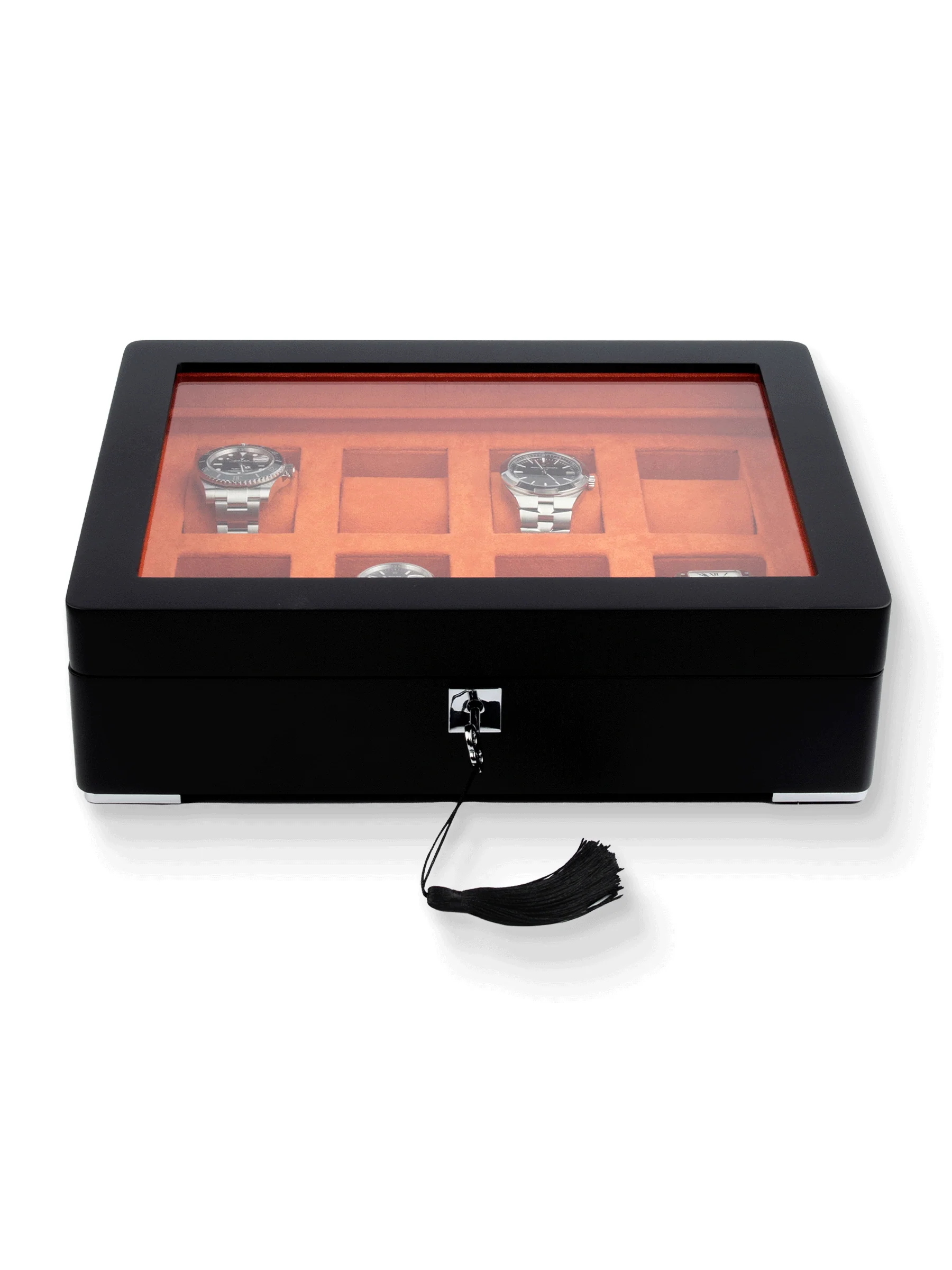 Monad Legacy Black Watch Box in Orange (8 Slots) - Image 3