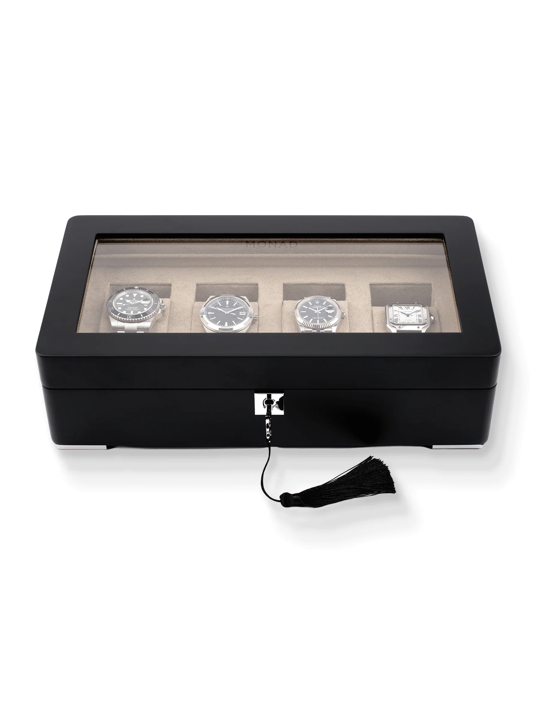 Monad Legacy Black Watch Box in Sand (4 Slots) - Image 3