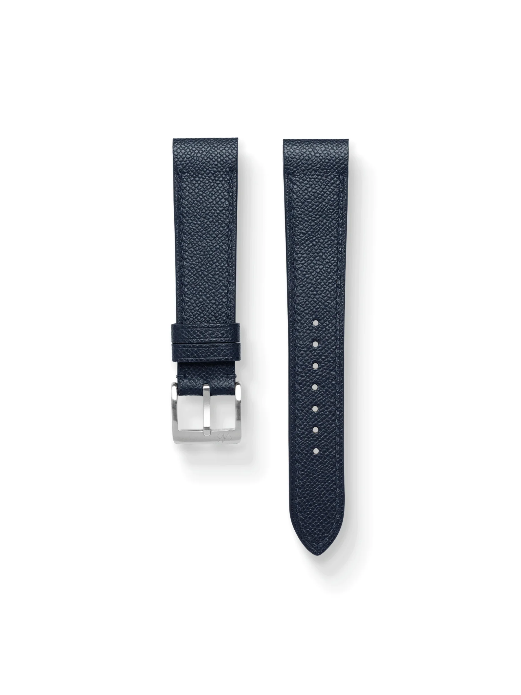 MTO Epsom Leather Strap in Navy for Cartier Santos Dumont