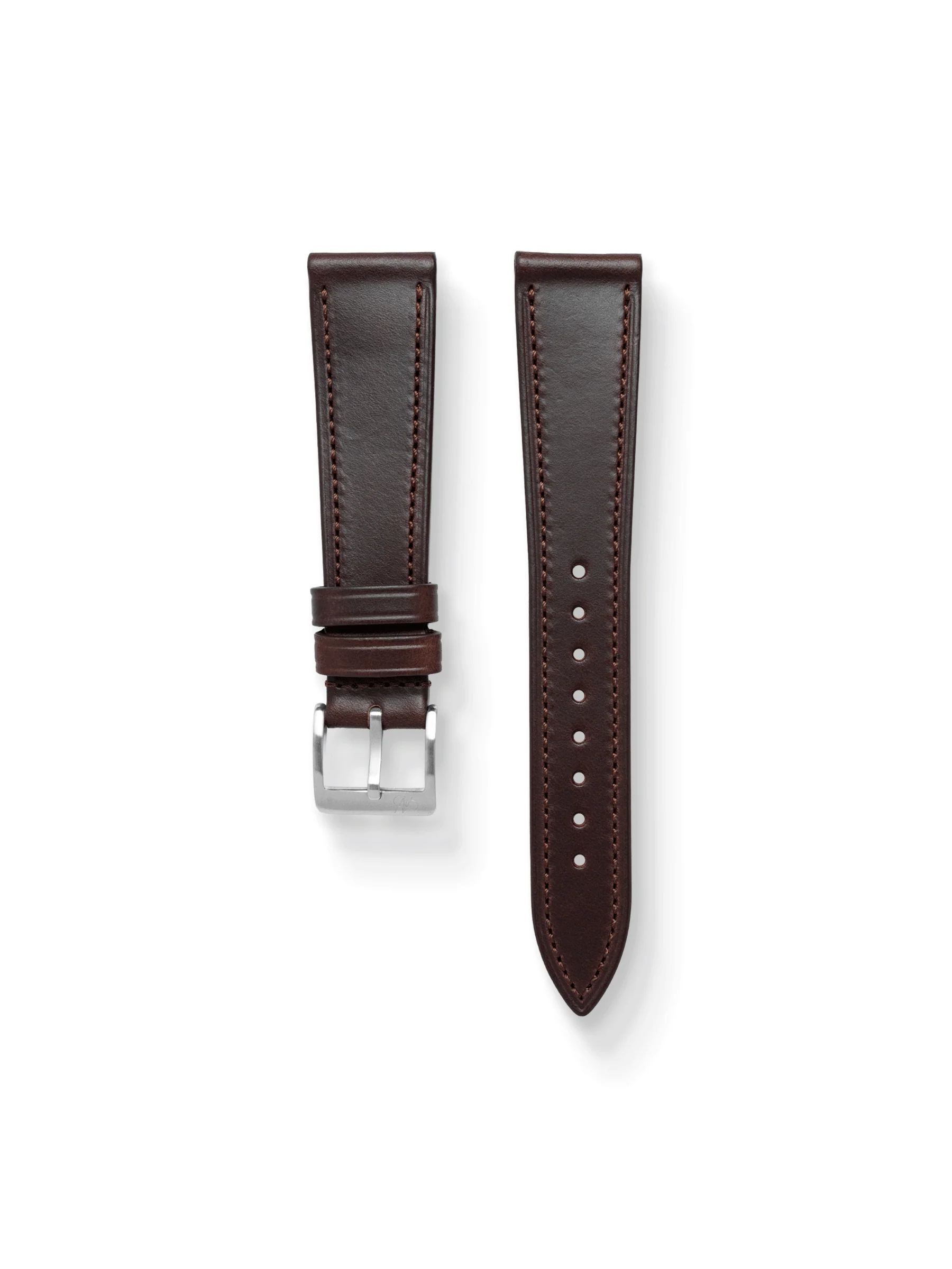 Slim Horween Chromexcel Leather Strap in Brown