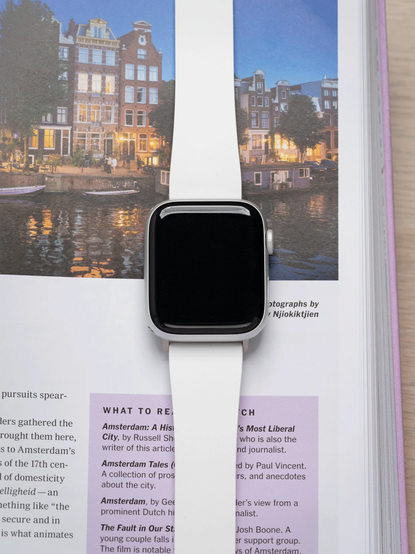 TrimFIT Classic FKM Rubber Strap in White for Apple Watch - Image 2