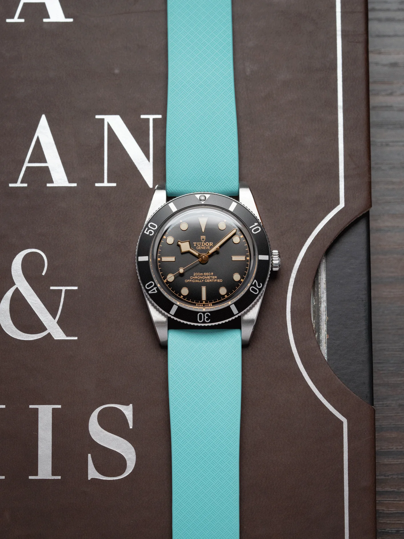 TrimFIT Tropic FKM Rubber Strap in Tiffany - Image 2