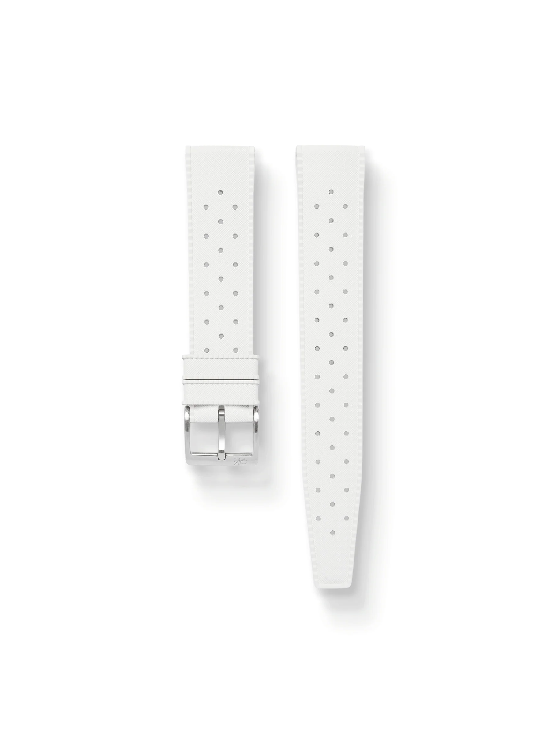 Tropic FKM Rubber Strap in White